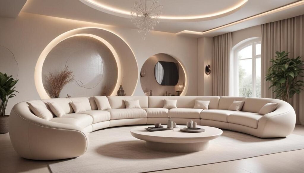 Sofá curvo 2026: tendências que vão transformar sua sala agora Sofá curvo 2026: tendências que vão transformar sua sala agora