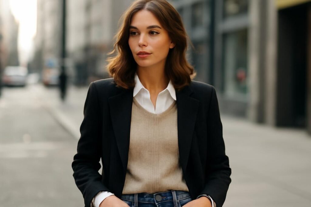 Layering tops: crie looks incríveis sem volume excessivo