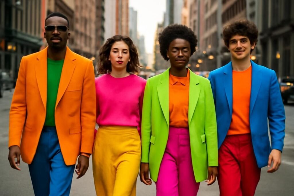 Cores ousadas: transforme seu estilo com escolhas vibrantes e impactantes